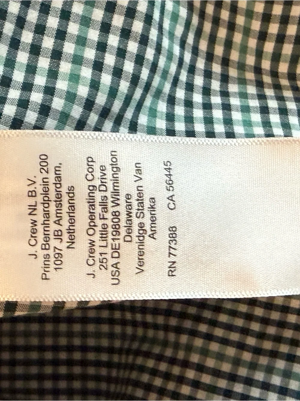 J. Crew description classic